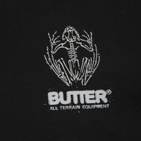 Butter Goods Fossil Hoodie - Black thumbnail