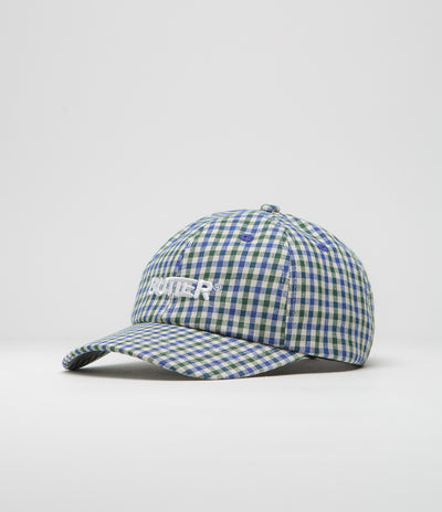 Butter Goods Gingham Cap - Fern / Blue