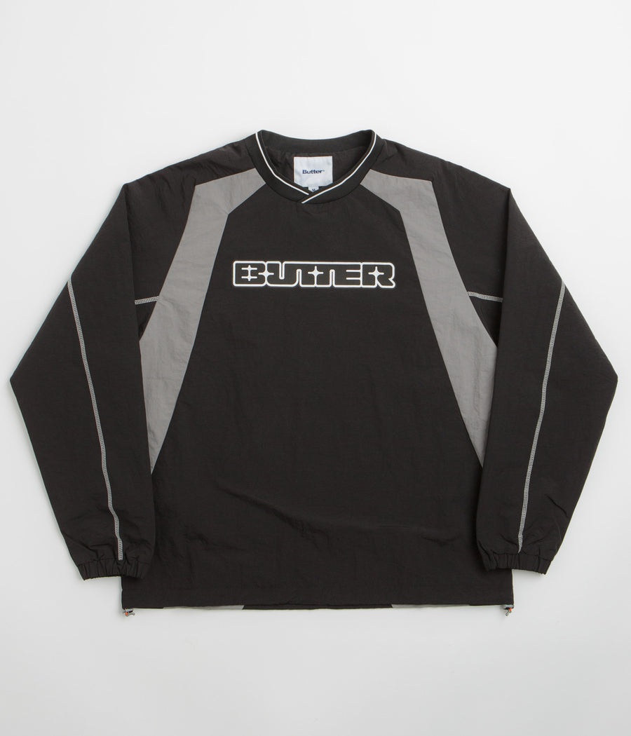 Butter Goods Glint Pullover Jacket - Black / Grey