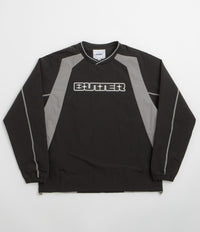 Butter Goods Glint Pullover Jacket in Black and Grey