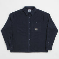 Butter Goods Grid Corduroy Overshirt - Navy thumbnail