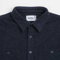 Butter Goods Grid Corduroy Overshirt - Navy thumbnail