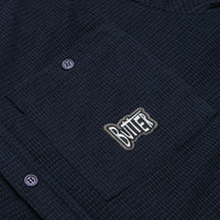 Butter Goods Grid Corduroy Overshirt - Navy thumbnail