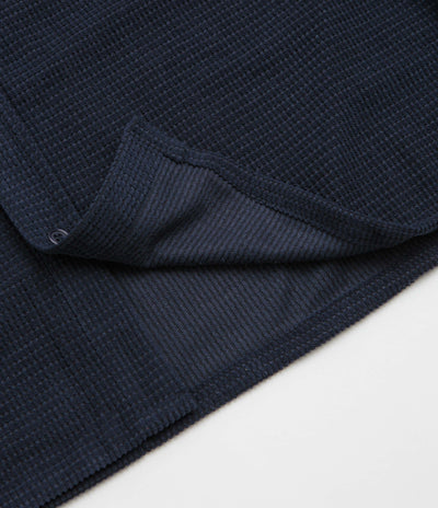 Butter Goods Grid Corduroy Overshirt - Navy