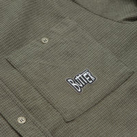 Butter Goods Grid Corduroy Overshirt - Olive thumbnail