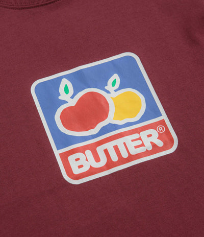 Butter Goods Grove T-Shirt - Burgundy