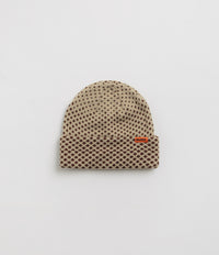 Butter Goods Halftone Cuff Beanie in Brown