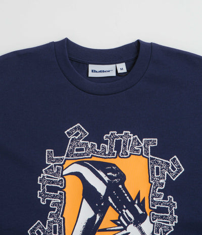 Butter Goods Hammer T-Shirt in Midnight
