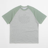 Butter Goods Harvest Raglan T-Shirt - Mint / Heather thumbnail
