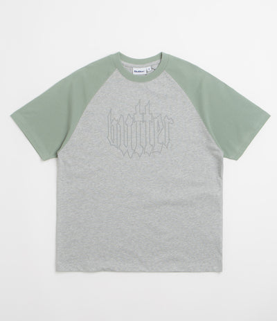 Butter Goods Harvest Raglan T-Shirt - Mint / Heather