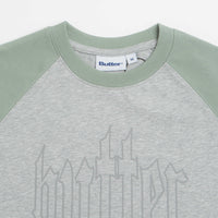 Butter Goods Harvest Raglan T-Shirt - Mint / Heather thumbnail