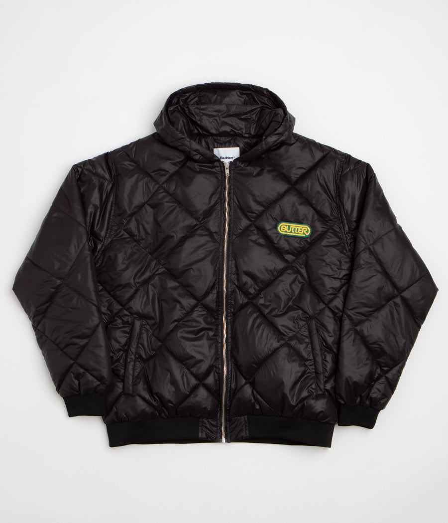 Butter Goods Hooded Work Jacket - Black