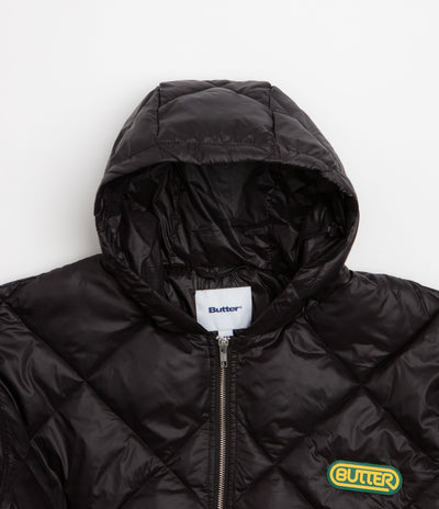 Butter Goods Hooded Work Jacket - Black