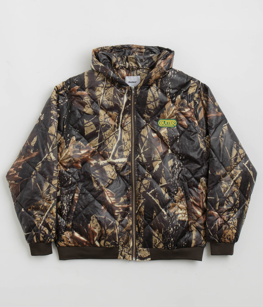 Butter Goods Hooded Work Jacket in Camo