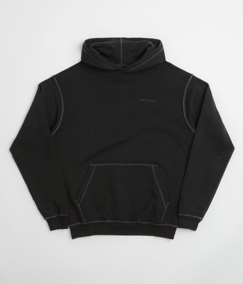 Butter Goods Inside Out Hoodie - Washed Black