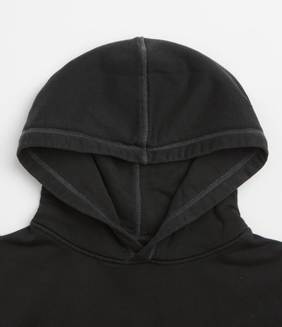 Butter Goods Inside Out Hoodie - Washed Black