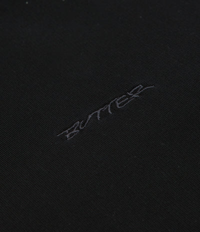 Butter Goods Inside Out Hoodie - Washed Black