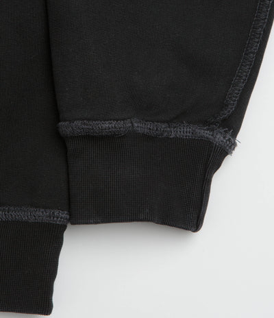 Butter Goods Inside Out Hoodie - Washed Black