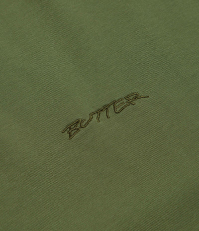 Butter Goods Inside Out T-Shirt - Washed Army