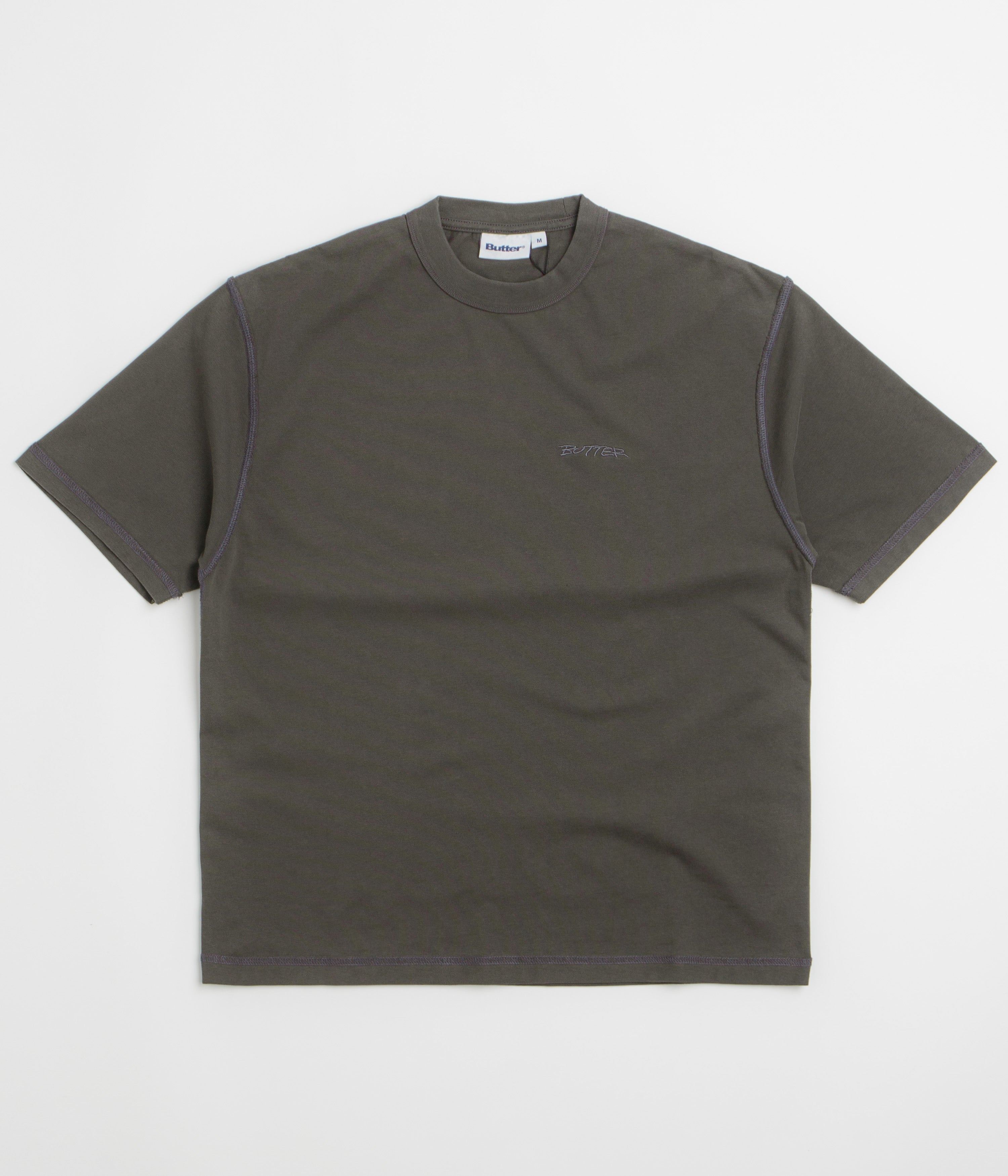 Butter Goods Inside Out T-Shirt - Washed Black