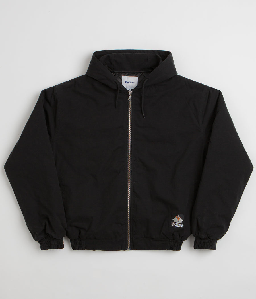 Butter Goods Insulated Work Jacket - Black