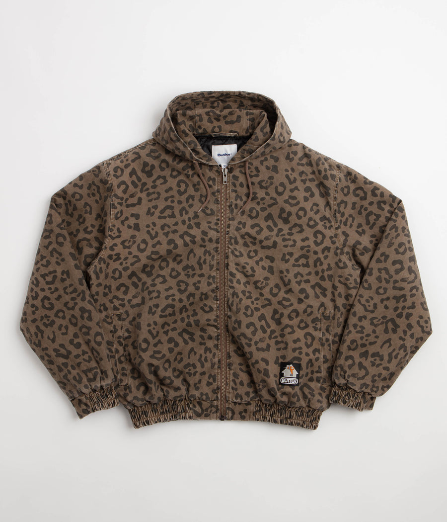 Butter Goods Insulated Work Jacket - Leopard