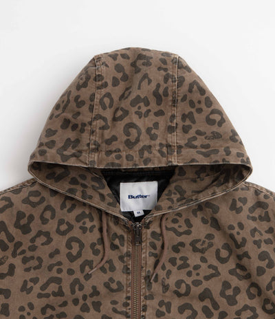 Butter Goods Insulated Work Jacket - Leopard