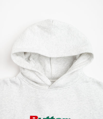 Butter Goods Internationale Embroidered Hoodie - Ash Grey