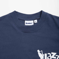 Butter Goods Jazz Research T-Shirt - Denim thumbnail
