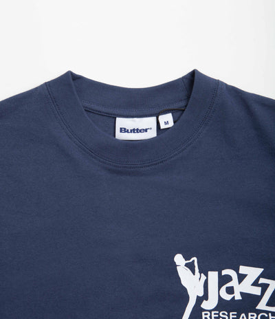 Butter Goods Jazz Research T-Shirt - Denim