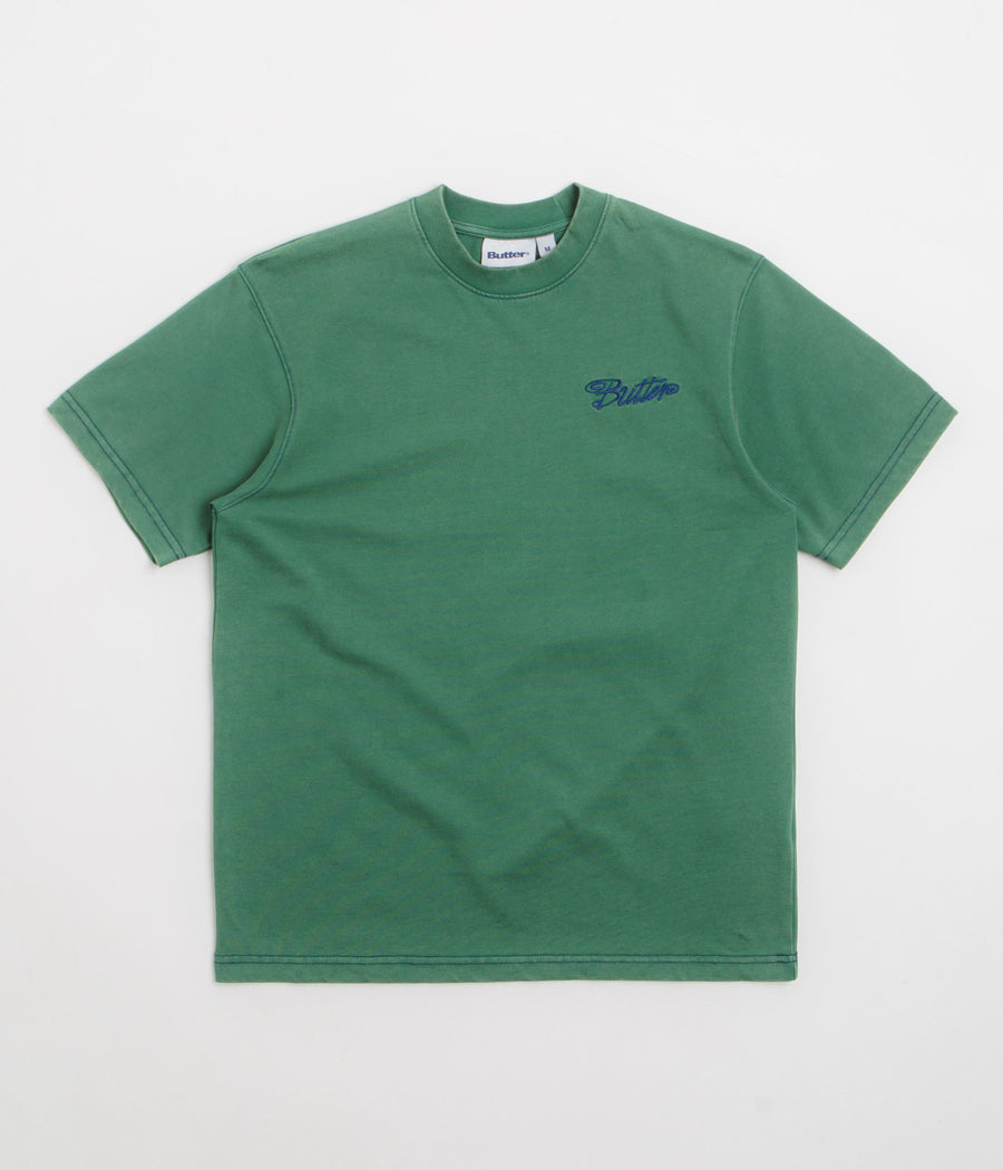 Butter Goods Jive Contrast T-Shirt in Washed Teal