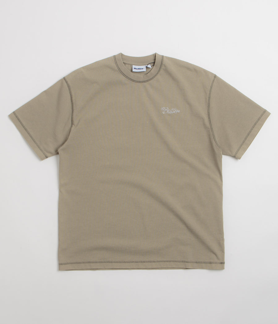 Butter Goods Jive Overlock Stitch T-Shirt - Distressed Cove