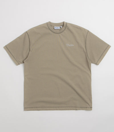 Butter Goods Jive Overlock Stitch T-Shirt in Distressed Cove