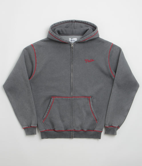 Butter Goods Jive Zip-Thru Hoodie - Washed Black