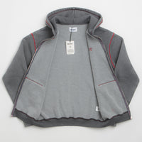 Butter Goods Jive Zip-Thru Hoodie in Washed Black thumbnail