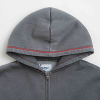 Butter Goods Jive Zip-Thru Hoodie in Washed Black thumbnail