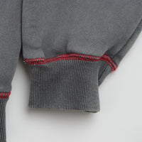 Butter Goods Jive Zip-Thru Hoodie in Washed Black thumbnail