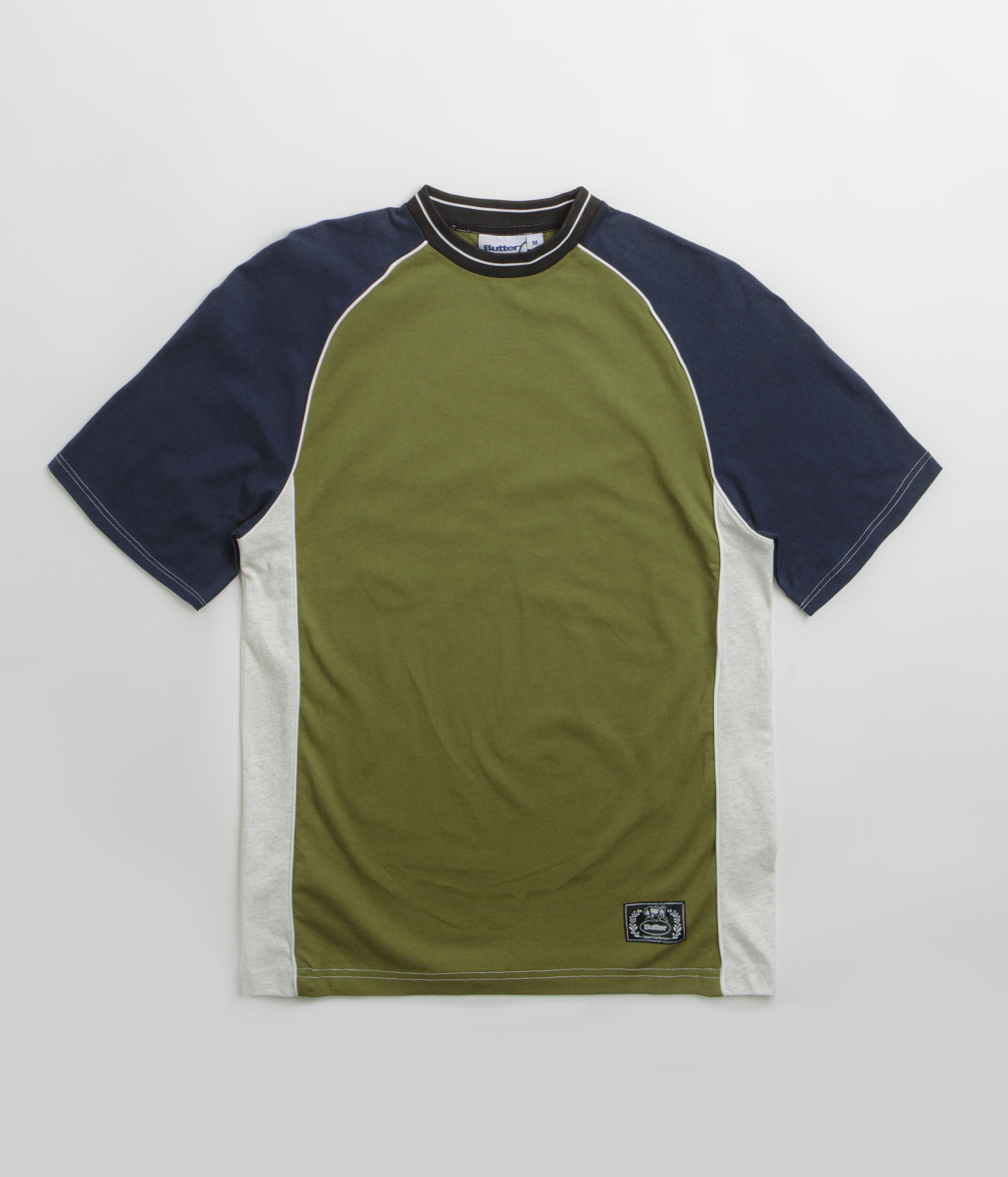 【BUTTER GOODS】 Lap S/S Tee, Moss Butter Goods Lap T-Shirt - Moss | Flatspot