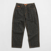 Butter Goods Leopard Jeans - Black thumbnail