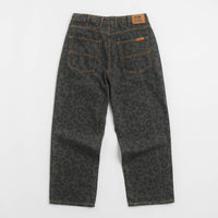 Butter Goods Leopard Jeans - Black thumbnail