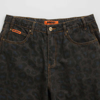 Butter Goods Leopard Jeans - Black thumbnail