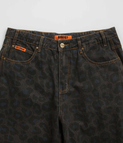 Butter Goods Leopard Jeans - Black