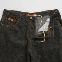 Butter Goods Leopard Jeans - Black thumbnail
