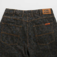 Butter Goods Leopard Jeans - Black thumbnail