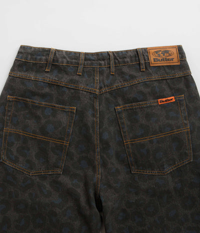 Butter Goods Leopard Jeans - Black