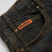 Butter Goods Leopard Jeans - Black thumbnail
