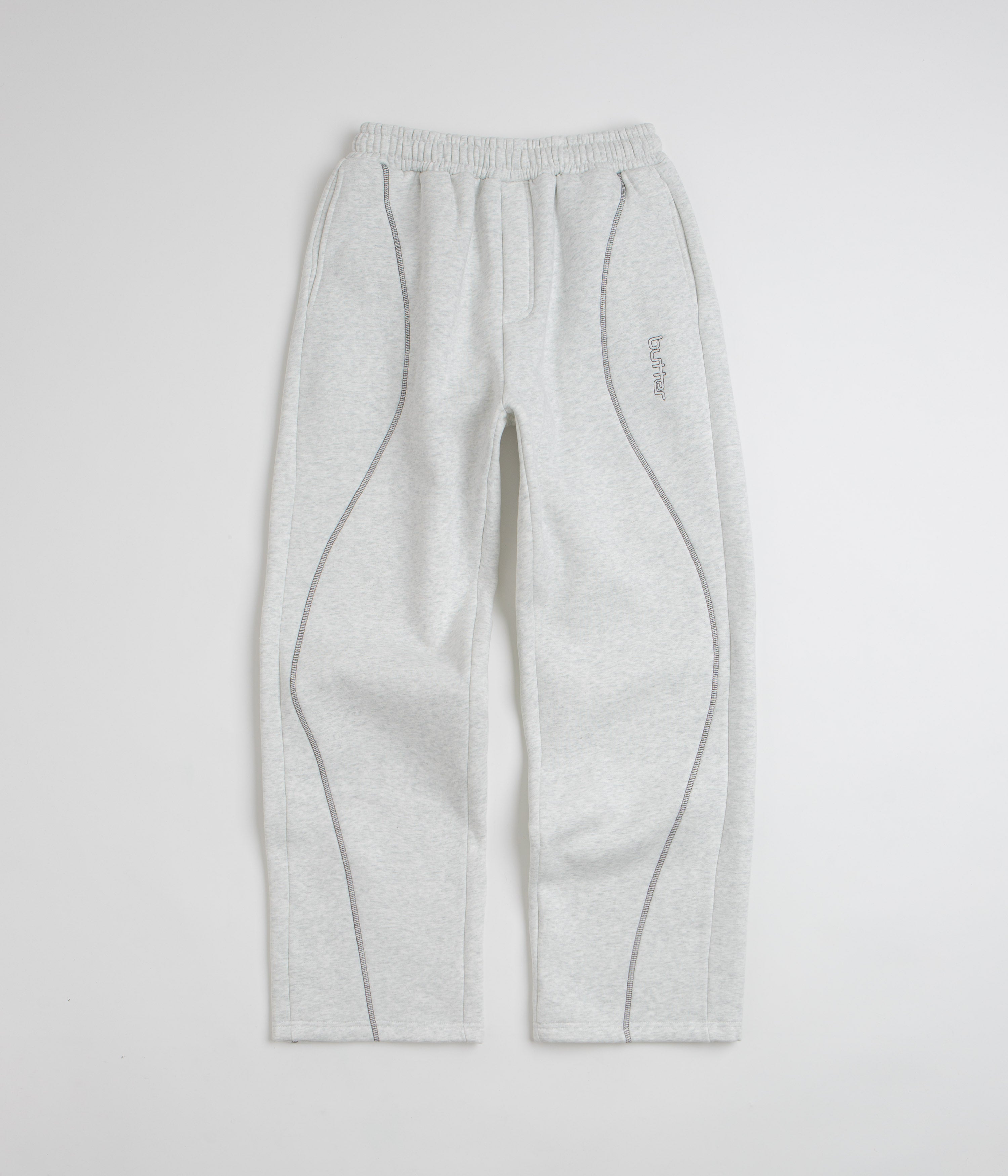 Butter Goods Lines Tracksuit Pants - Ash