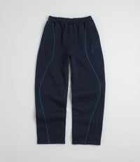 Butter Goods Lines Tracksuit Pants in Navy