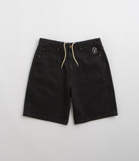 Butter Goods Lock Denim Shorts in Flat Black