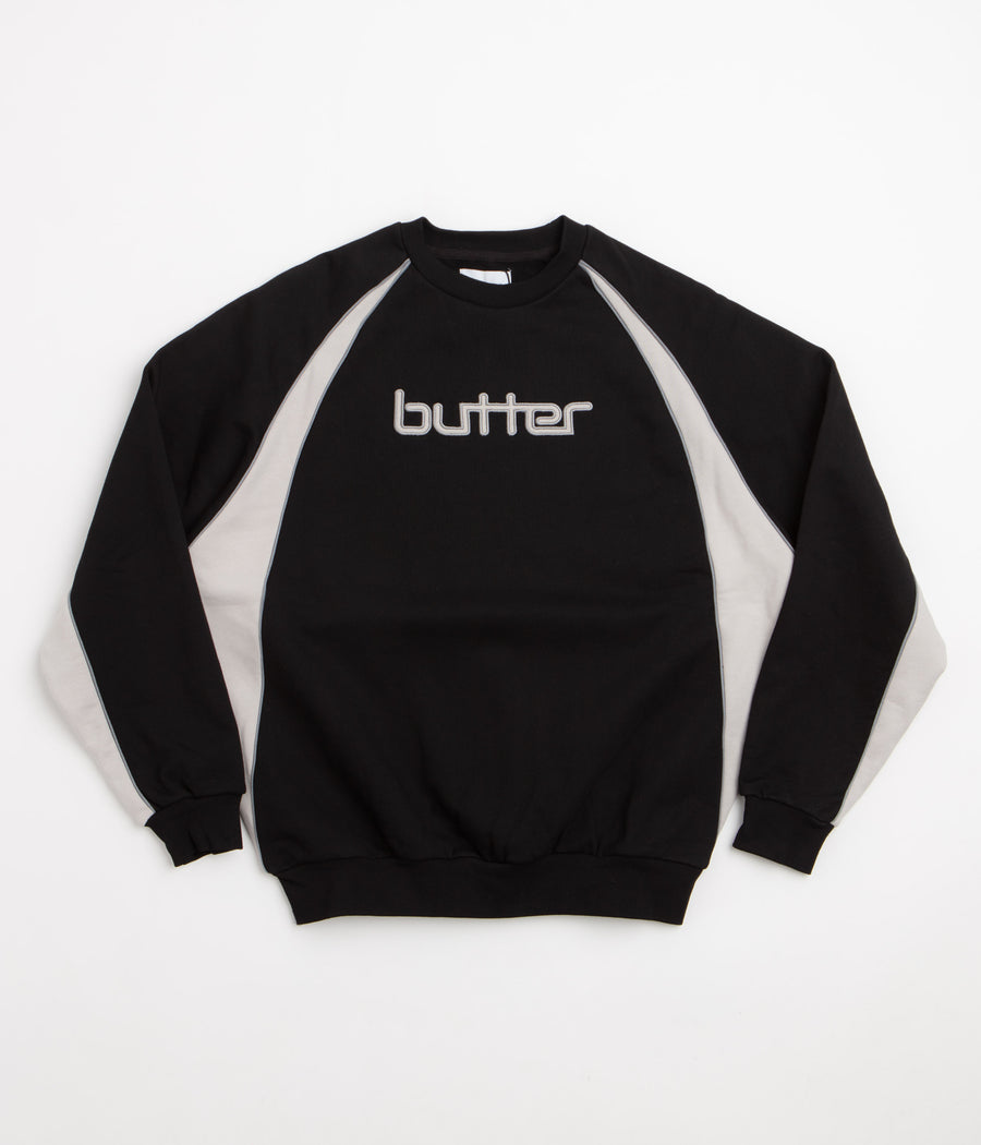 Butter Goods Match Crewneck Sweatshirt - Black